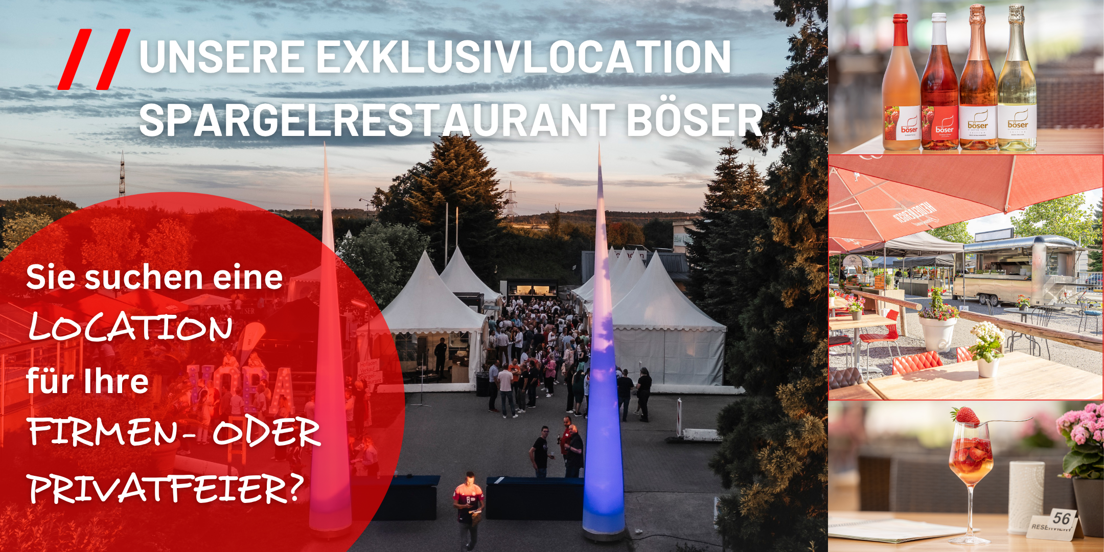 Buchen Sie das Spargelrestaurant Böser by better taste in Bruchsal für Ihre exklusive Feier.